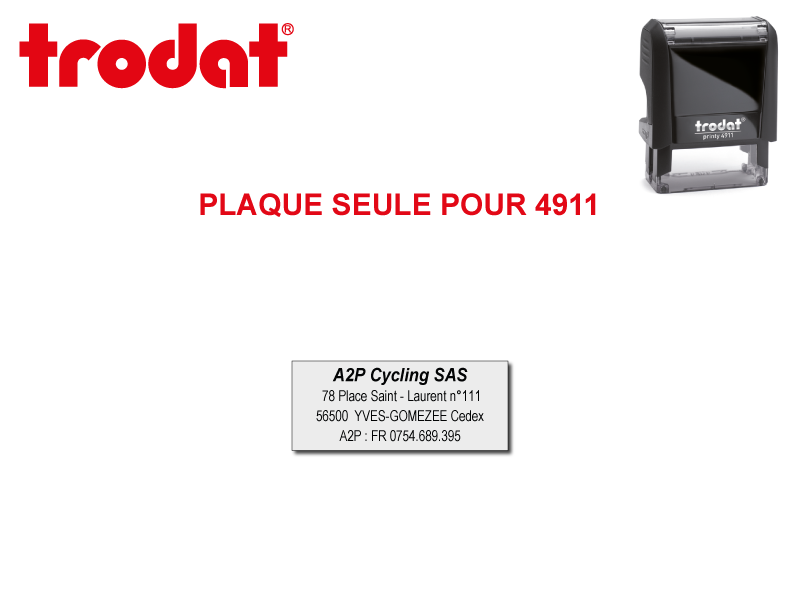 Plaque Printy 4911