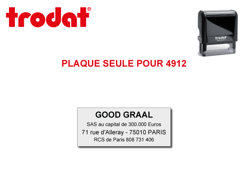 Plaque Printy 4912