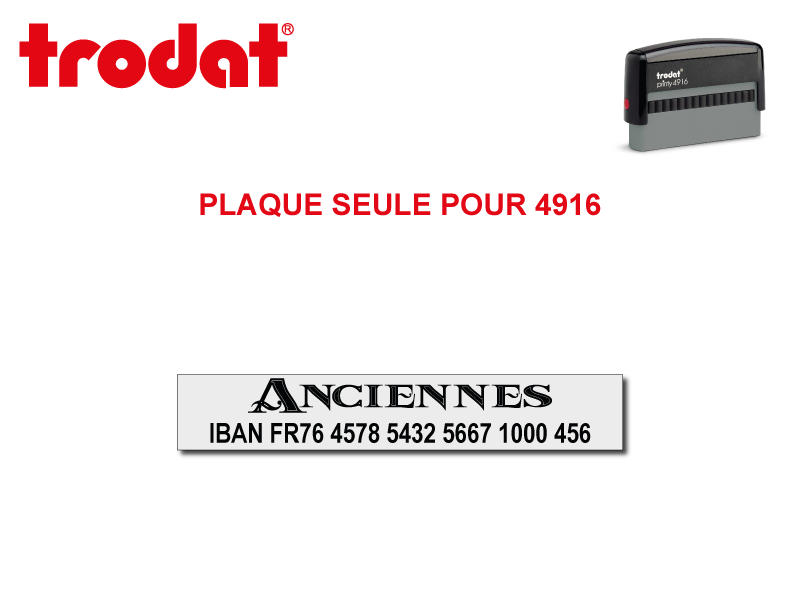 Plaque Printy 4916