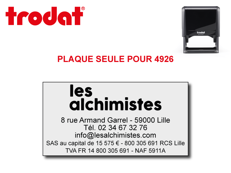 Plaque Printy 4926