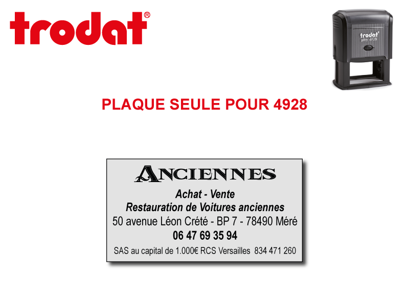Plaque Printy 4928