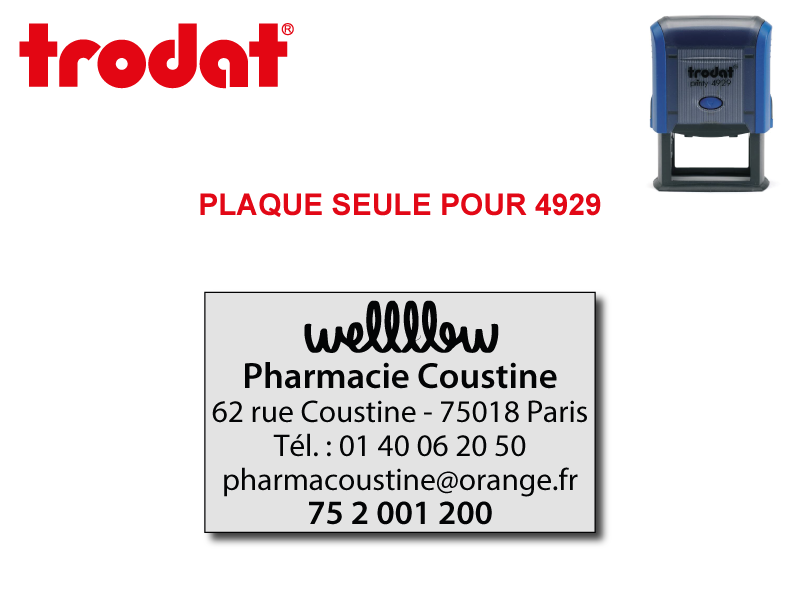 Plaque Printy 4929